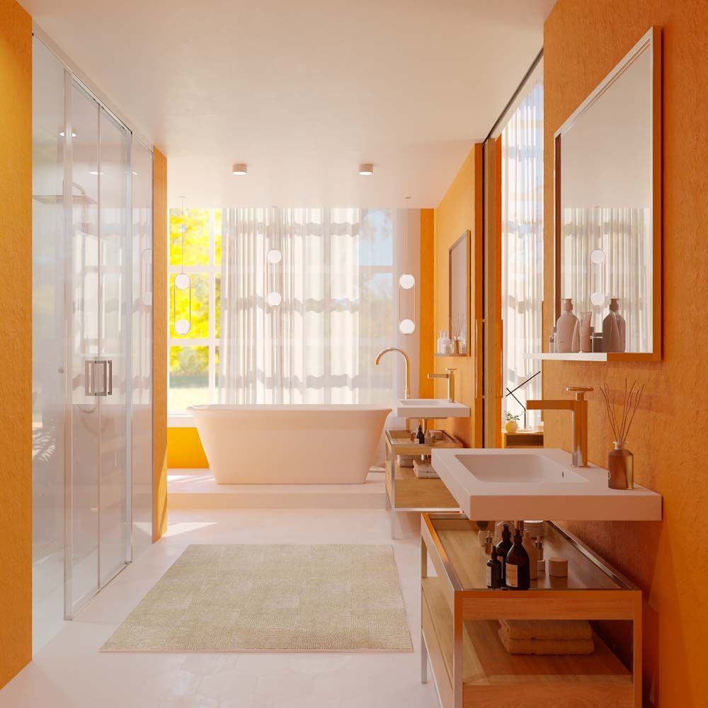 HIGH TECHO frontal 2 fijos 2 puertas perspectiva 1