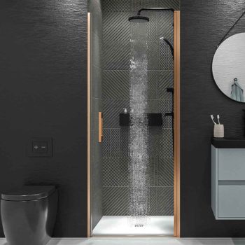 Mampara OPEN 1 puerta cobre 1