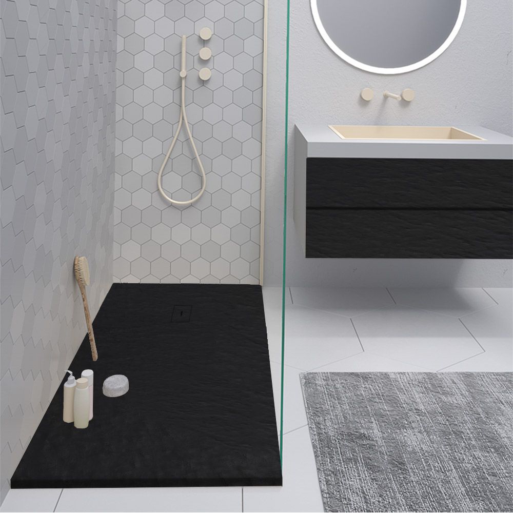 Plato de ducha negro AGAPE varobath 02 1