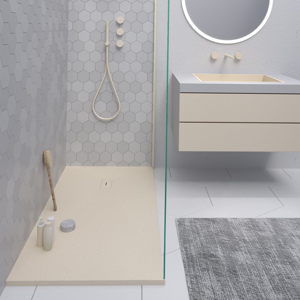 Platos de Ducha AGAPE RAL 1013 VAROBATH 02 2 1