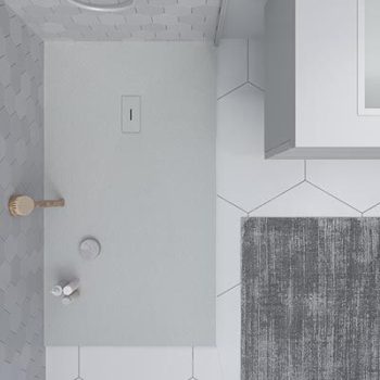 Platos de Ducha AGAPE RAL 7035 color arena VAROBATH 03 1