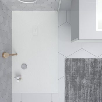 Platos de Ducha AGAPE RAL 9003 color blanco VAROBATH 03 2 1