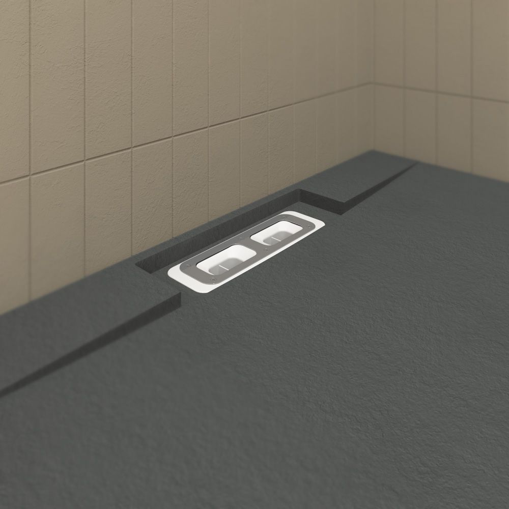 Platos de Ducha de resina PLASTER RAL 7016 color grafito VAROBATH 3 1