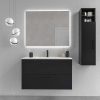 Varobath Mueble NEXO negro mate 100 cm fondo reducido 40 cm 3