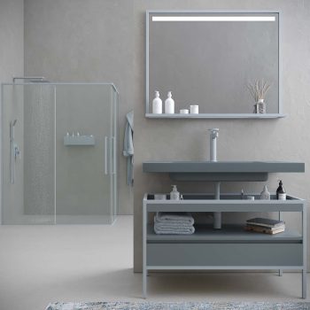 Varobath Mueble bano INDEX gris cemento 2