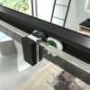 Varobath mampara ducha frontal 1 fijo 1 puerta corredera free negro 9