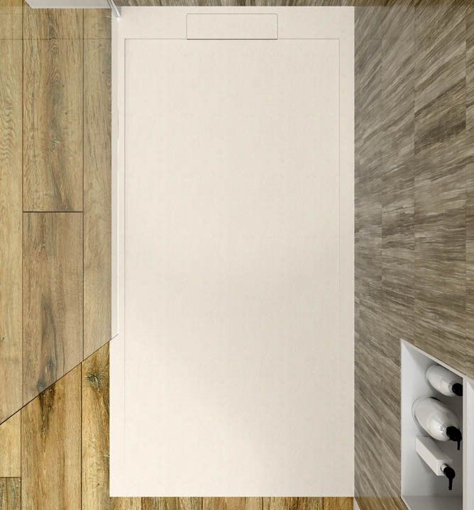 plato de ducha resina SYSTEM varobath color crema 1013 1