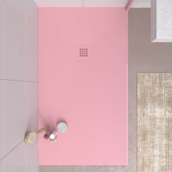 varobath plato color cloe RAL 3015 TOP rosa palo 1