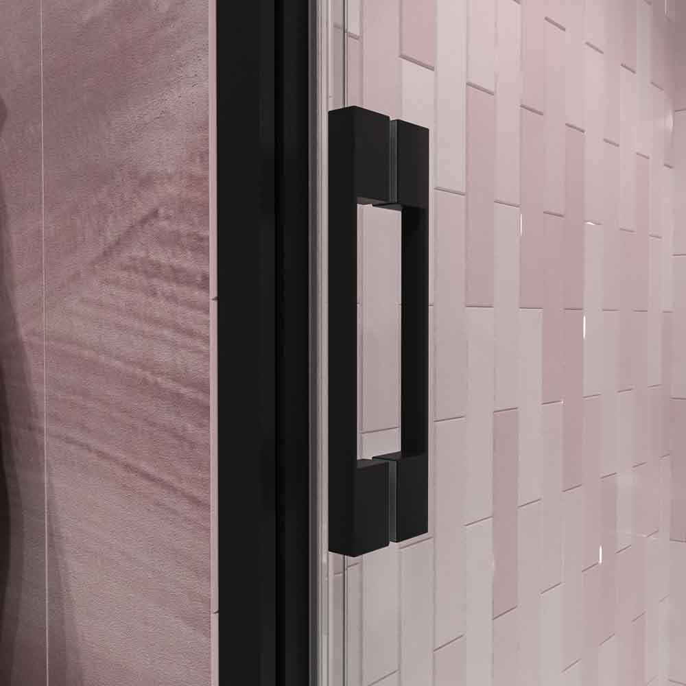 Mampara de banera FLARE frontal 1 fijo puerta corredera NEGRO 6.jpg