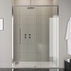 Mampara de ducha VISION frontal 1 fijo 1 puerta corredera sin perfil inferior cromo brillo opt.jpg