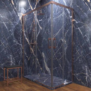 Mampara de ducha rectangular 2 fijos 2 puertas correderas FLARE COBRE opt.jpg