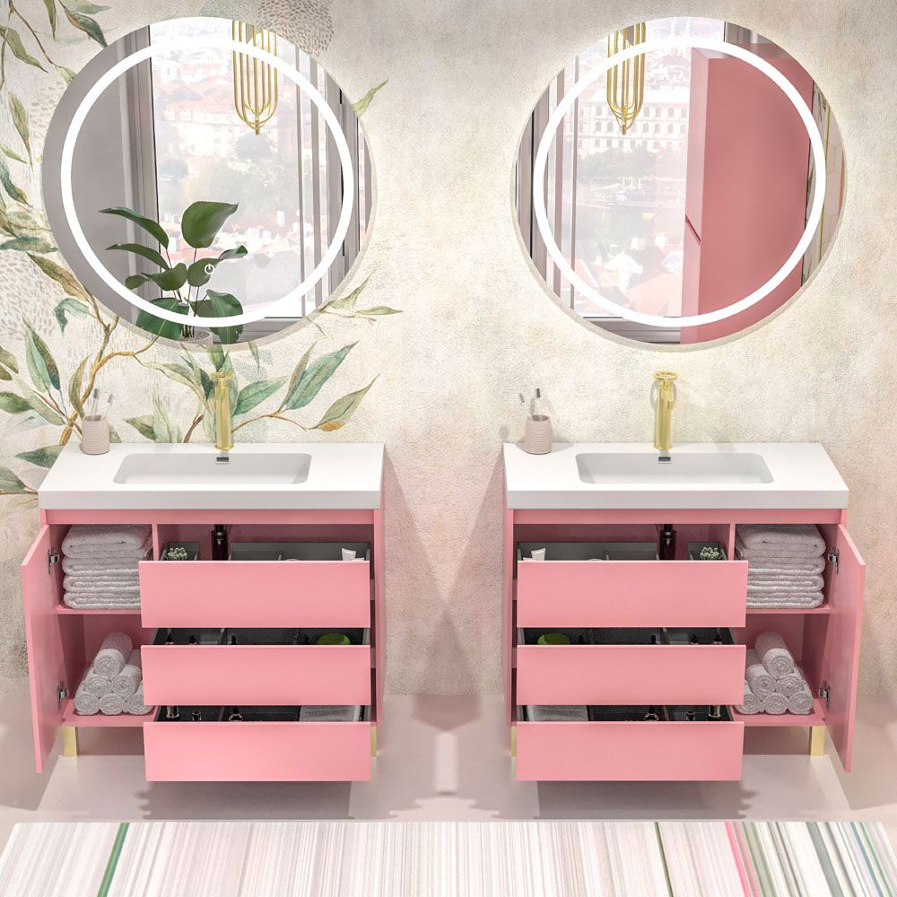 Mueble CARMEN 3 cajones 1 puerta abierto rosa palo.jpg