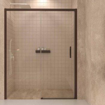 Varobath Mampara LINEA1 frontal 1 fijo 1 puerta MARRON.jpg