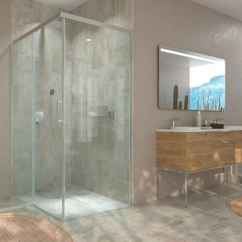 Varobath Mampara de ducha rectangular BASIC 2 fijos 1 puerta cromo.jpg