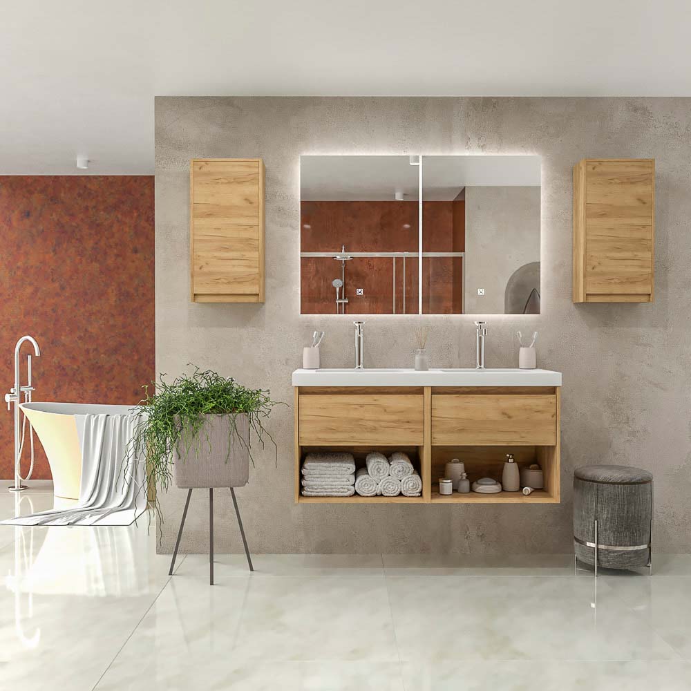 Varobath Mueble CARMEN 2 cajones 2 huecos roble claro 2.jpg