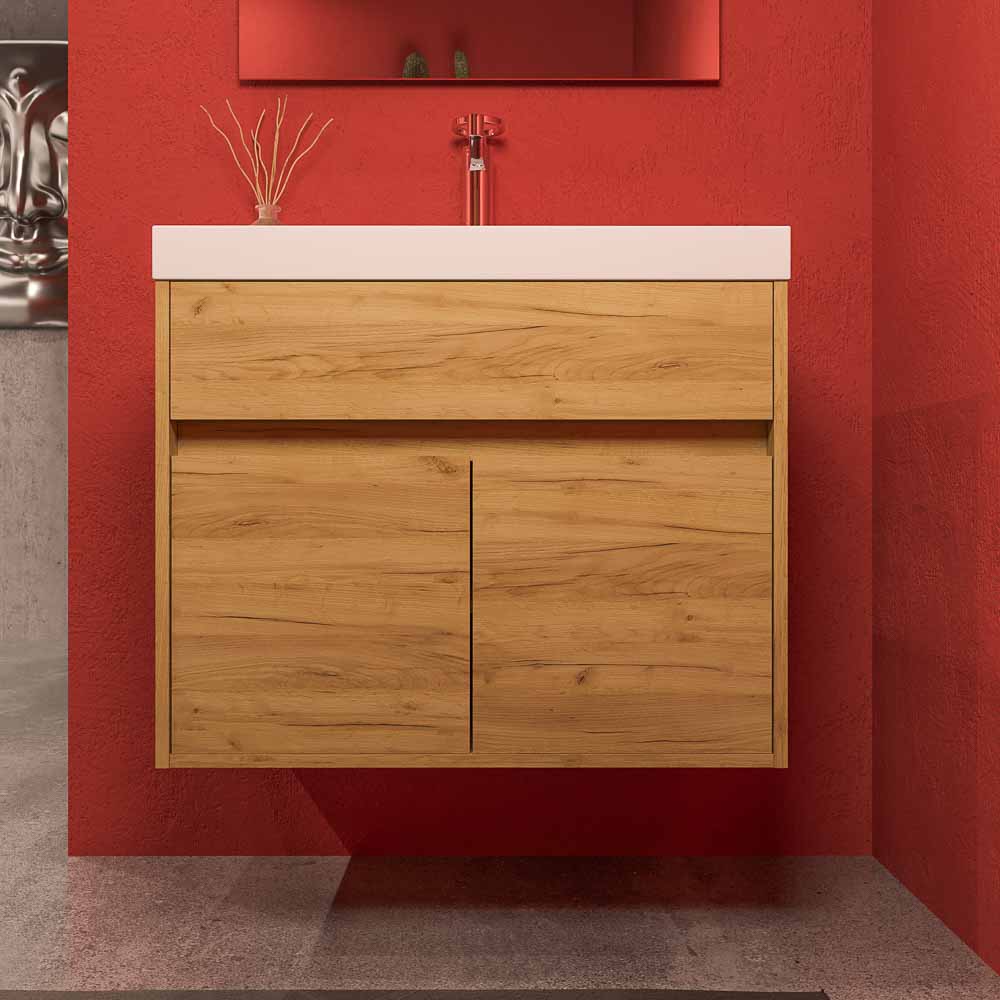 Varobath Mueble de bano Carmen 1 cajon 2 puertas Roble claro 1.jpg