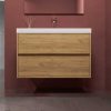 Varobath Mueble de bano Carmen 2 cajones Roble claro 1.jpg