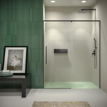 Varobath PETRA frontal 1 fijo 1 puerta acero negro.jpg