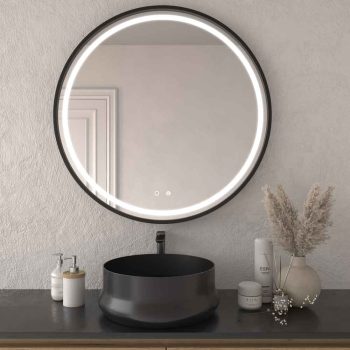 Varobath espejo redondo aluminio NEGRO Adela.jpg