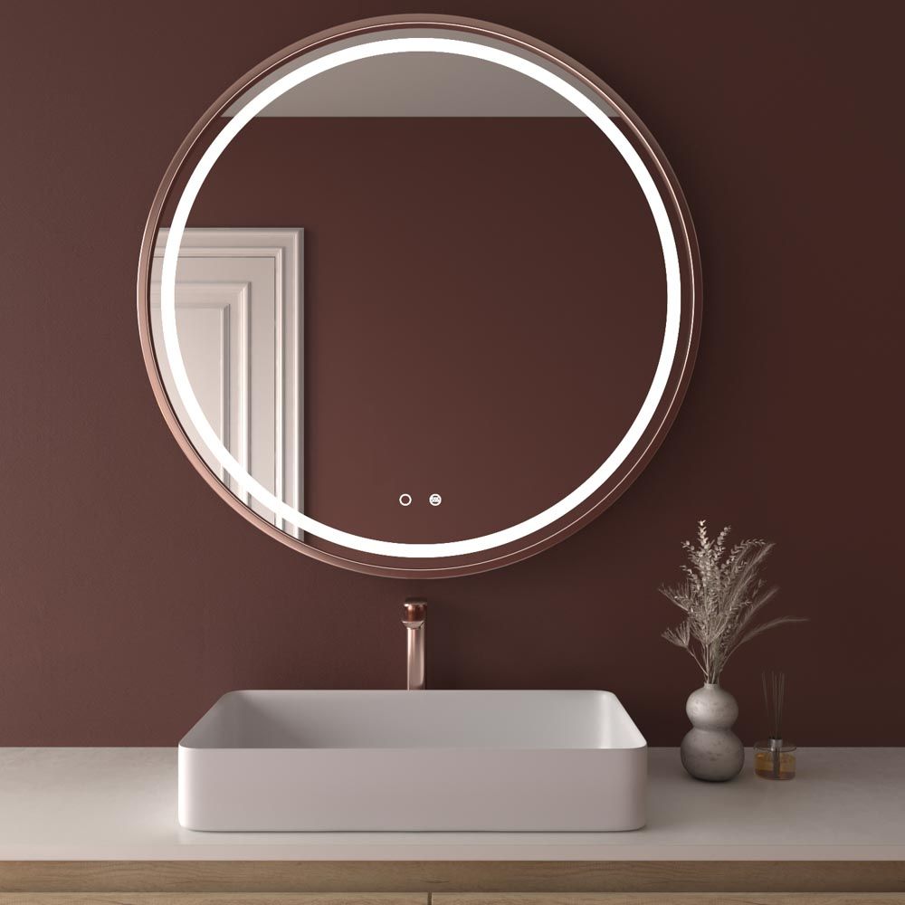 Varobath espejo redondo aluminio ORO ROSA Triada.jpg