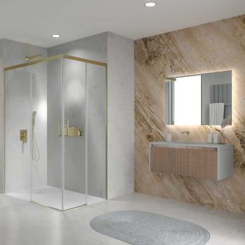 Varobath mampara ducha BASIC rectangular 2 fijos 2 puertas correderas ORO MATE.jpg