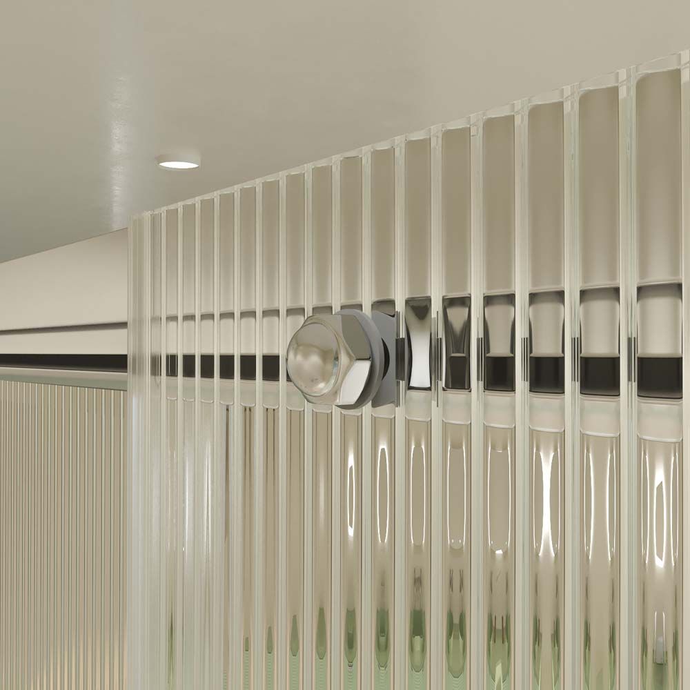 Varobath mampara ducha TECH STEEL vidrio acanalado 1.jpg