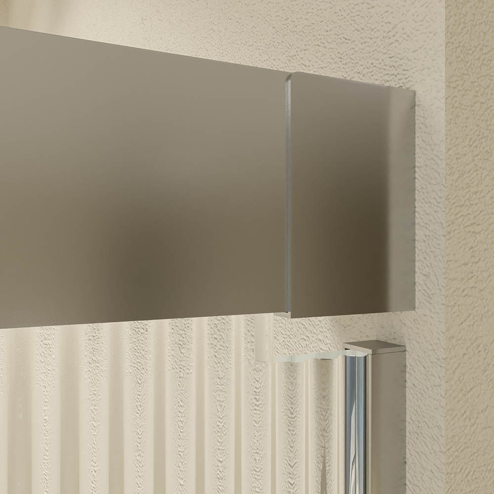 Varobath mampara ducha TECH STEEL vidrio acanalado 2.jpg