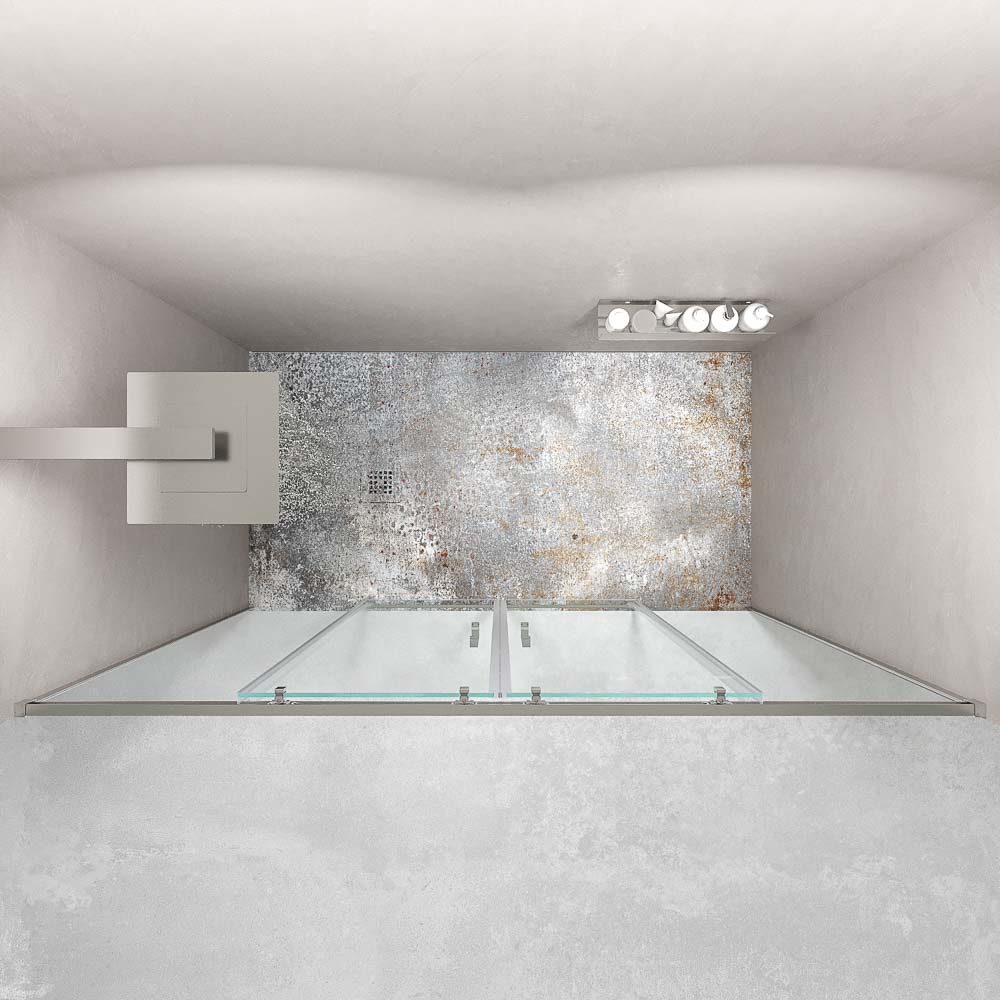 Varobath mampara frontal 2 fijos 2 puertas correderas BASIC cromo 2.jpg