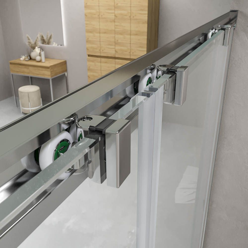 Varobath mampara frontal 2 fijos 2 puertas correderas BASIC cromo 5.jpg