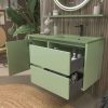 Varobath mueble bano CLAIRE suspendido 2 cajones 1puerta VERDE PALIDO6.jpg
