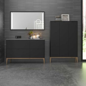Varobath mueble bano con patas VICENT 4 cajones NEGRO.jpg