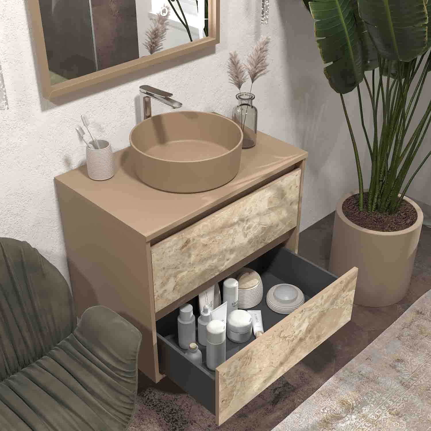 Varobath mueble bano suspendido 2 cajones UNICO moka marmol tempora2.jpg