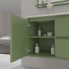 Varobath mueble bano suspendido CLAIRE 2 cajones 1puerta VERDE RESEDA4.jpg