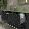 Varobath mueble de bano HOLE con patas negro con encimera verde reseda9.jpg