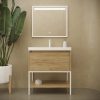 Varobath mueble de bano con patas ELEN 1 cajon 1 puerta ROBLE CLARO.jpg