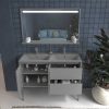 Varobath mueble de bano con patas SMILE 2 cajones 2 puertas GRIS POLVO3.jpg