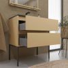 Varobath mueble de bano con patas SMILE 2 cajones BEIGE4.jpg