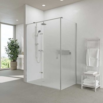 Mampara SEGNO 2 fijo 1 puerta abatible CROMO.jpg