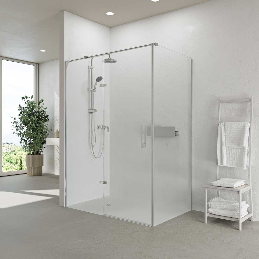 Mampara SEGNO 2 fijo 1 puerta abatible CROMO.jpg