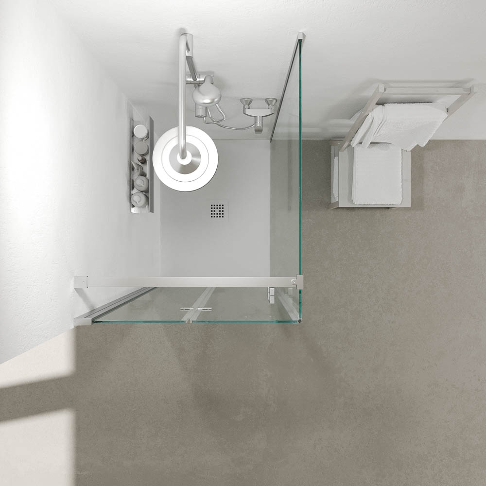 Mampara de ducha SINTESIS rectangular 1 fijo 1 puerta plegable cromo7.jpg