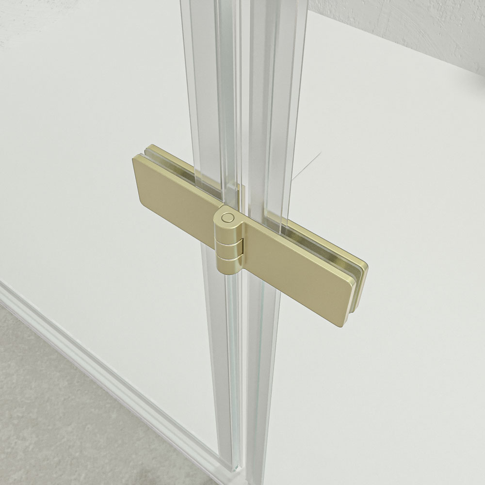 Mampara de ducha rectangular 2 fijos 1 puerta abatible SILEX oro mate3.jpg