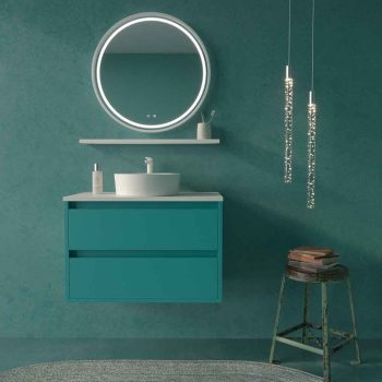 Mueble de bano CLAIRE suspendido 2 cajones AZUL TURQUESA.jpg