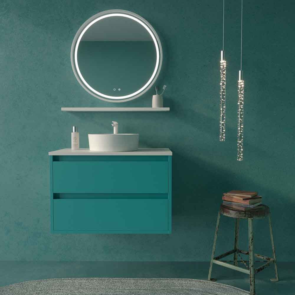 Mueble de bano CLAIRE suspendido 2 cajones AZUL TURQUESA.jpg