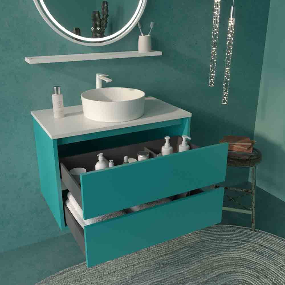Mueble de bano CLAIRE suspendido 2 cajones AZUL TURQUESA9.jpg