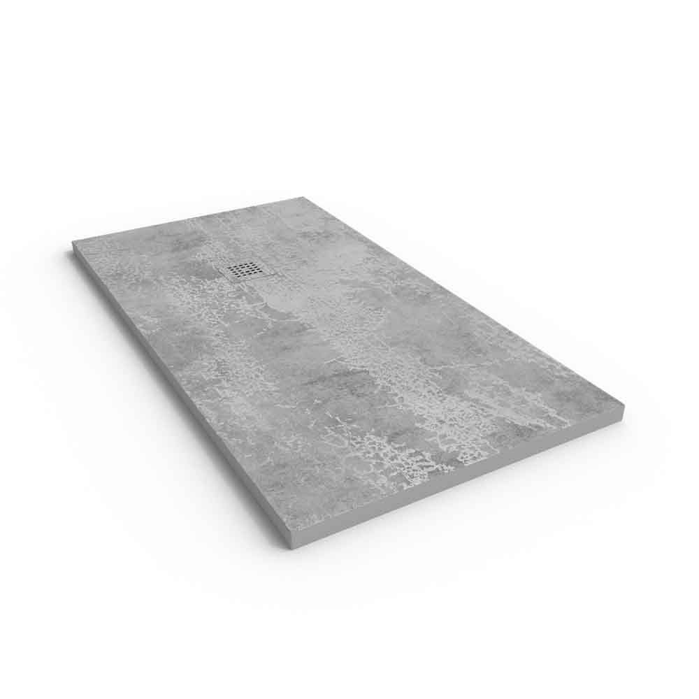 Plato de ducha de resina Cemento GIRAFE 2 .jpg
