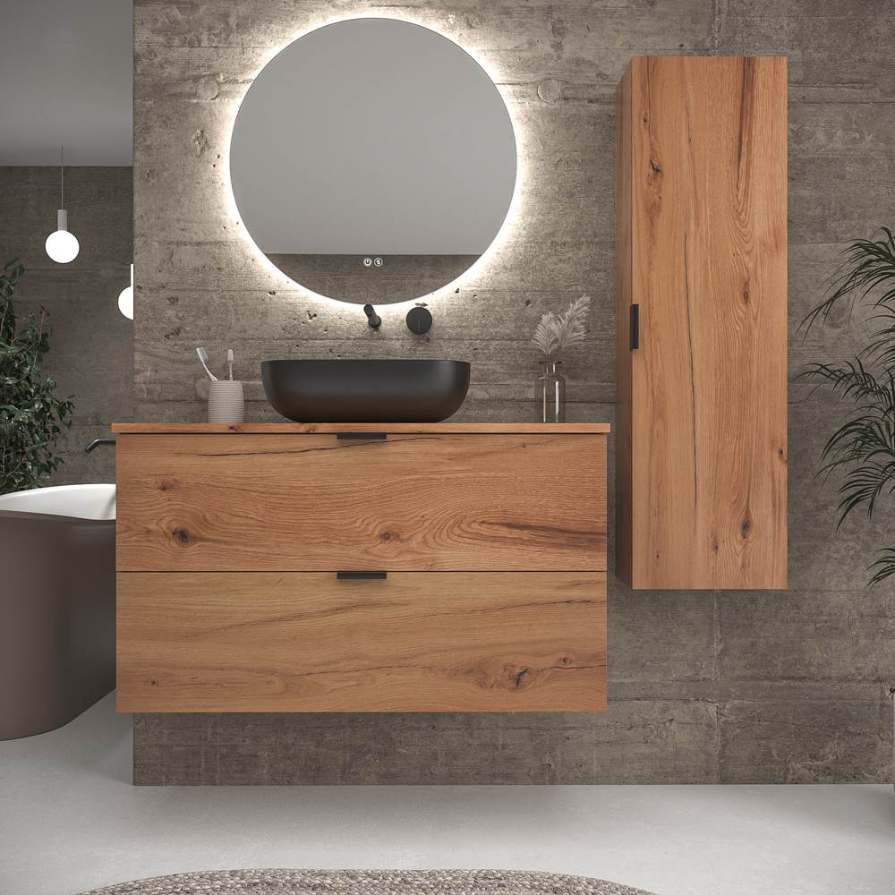 VAROBATH Varobath Mueble de bano suspendido 2 cajones ADAM acabado Mohave 2.jpg