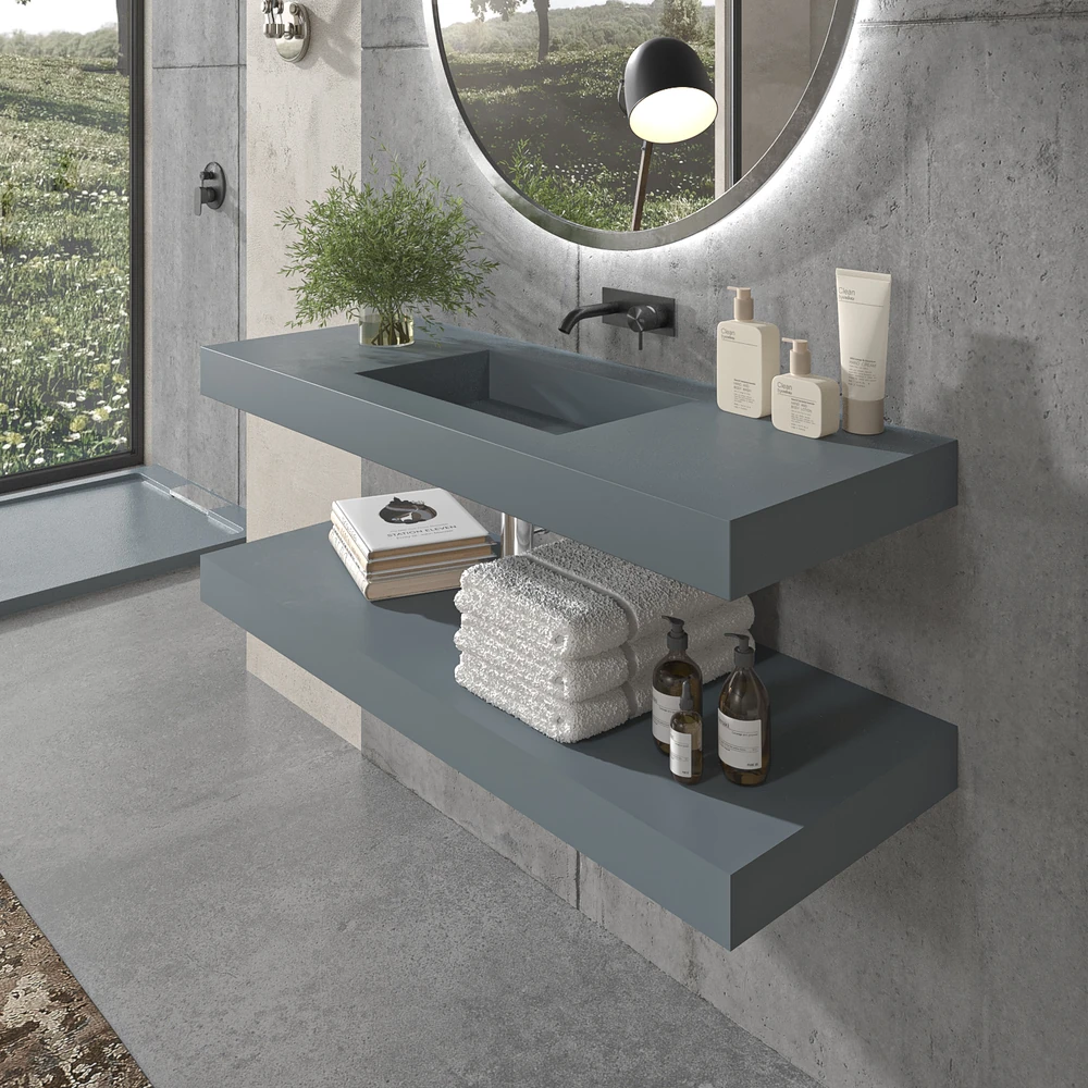VAROBATH lavabo solid surface CUTE gris 7031 3azulado 7031.webp