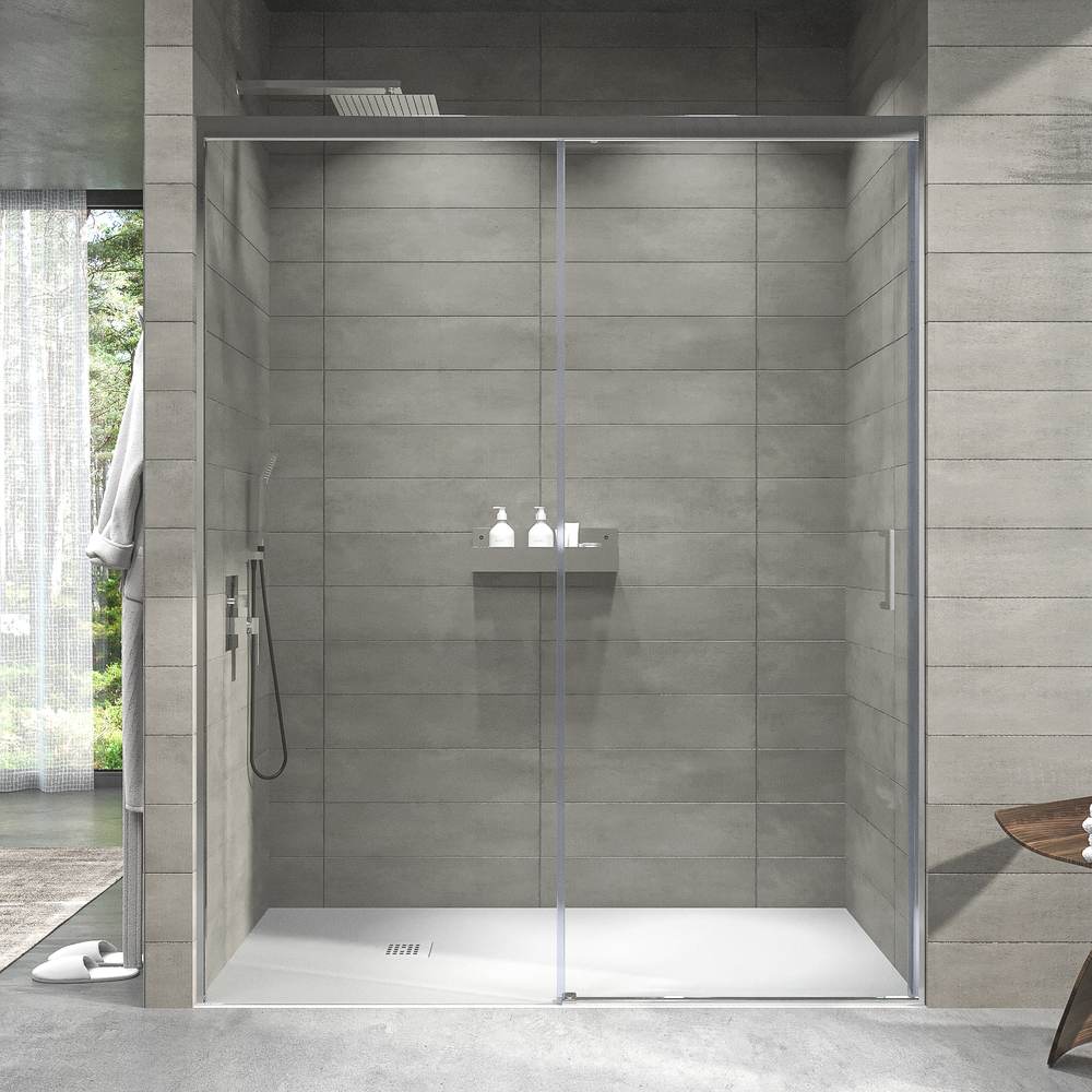 VAROBATH mampara de ducha NOVUM frontal 1 fijo 1 puerta corredera INOX1.jpg