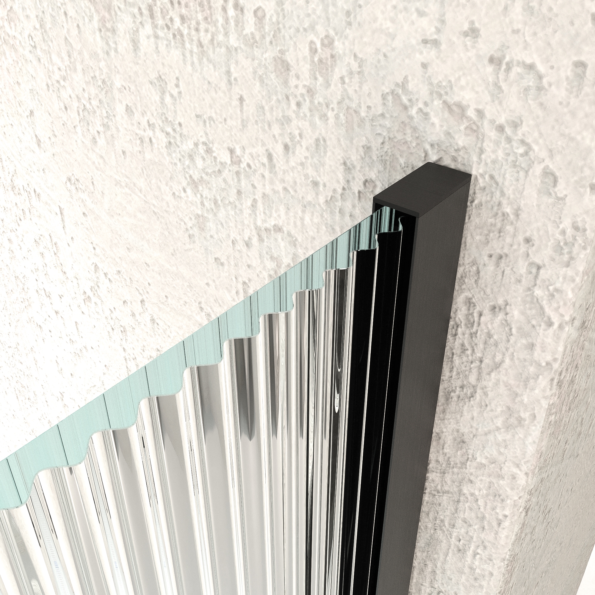 VAROBATH mampara de ducha rectangular 2 fijos 1 puerta NOVUM Gun metal vidrio acanalado5.jpg