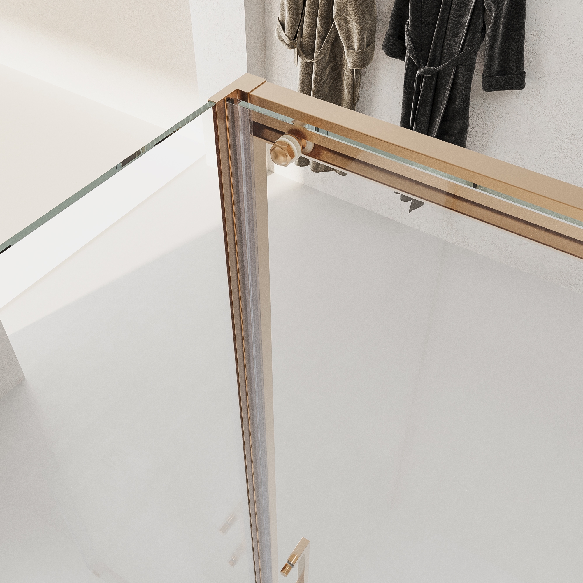 VAROBATH mampara de ducha rectangular 2 fijos 1 puerta NOVUM cobre mate3.jpg